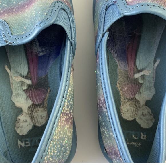 Disney Frozen Slip On Sparkle Shoes Size 7.5 - Picture 11 of 14